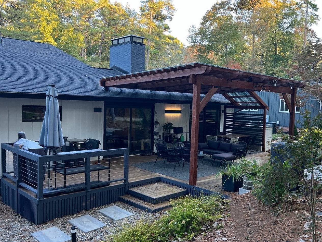 pergola with deck